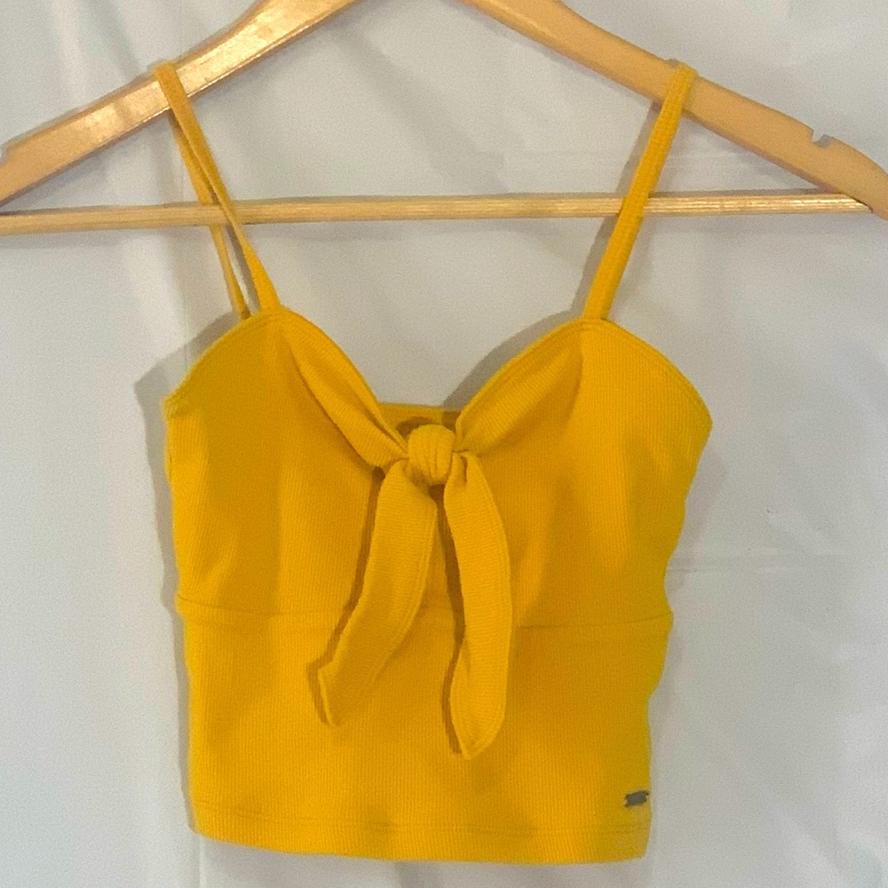 Hollister Small Spaghetti Strap Crop Tank